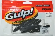 berkley gulp leech 3" 3-mile leech 12pcs per pack split shot drop shot lure