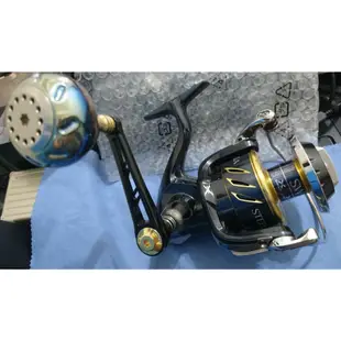 2手 Shimano 13 STELLA SW10000PG 捲線器+LIVER POWER78 彩鈦手把