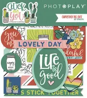 PhotoPlay Paper STUCK ON YOU Cardstock Ephemera Die Cuts 30 pieces Love