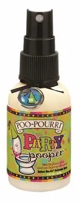 POO POURRI Party Pooper 2 oz Bathroom Toilet Spray NEW Deodorizer PooPourri