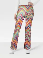 Zigzag Sheer Trousers