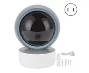 2.4GHz 5GHz WiFi Camera 1080P Security Indoor Cam Infrared Night Vision 2 Way Audio Motion Detection Alarm for Tuya US Plug