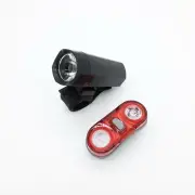 KWT Bicycle Light Battery Set F 1 Watt R Dual Flash Half Watt Rear