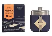 Tee Off - Gentleman's Hardware Golfer's Hip Flask & Divot Tool Set