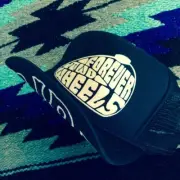 FOREVER TWO WHEELS biker hat peanut gas tank harley chopper sportster shovelhead