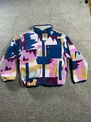 Patagonia Synchilla Full Zip Fleece Jacket Womens Med Frontera/Marble Pink New