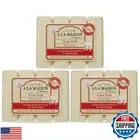 A LA MAISON Hypoallergenic Unscented Bar Soap - Triple French Milled Natural