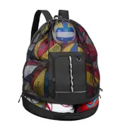Extra Large Mesh Soccer Ball Bag, Basketball Backpack with Shoulder Straps and