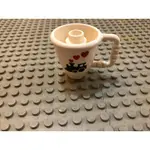 【點點小豆】LEGO 樂高積木 DUPLO 得寶 白色 火車圖 水壺 杯子 1 個 如圖！