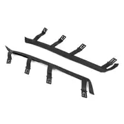 1Pair Black Front Headlight Gasket Upper Bracket Fit for X3 E83 2004-2010 63126939273 63126939274
