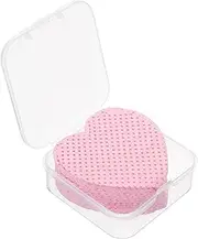Lint Nail Wipes, 50pcs Heart Shaped Lash Glue Wipes Eyelash Extension Glue Wipes Gel Nail Polish Remover Wipes Pads for Lash Extension Supplies Pink