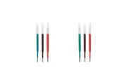 2x 3pc Filofax Clipbook Erasable Friction Ball Pen Refill Ink Gel Cartridge Asst