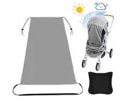 Universal Sun Shade For Pram Uv Protection Cover 50+ Pram Sun Shade Waterproof And Up And Down Slide Sun Shade