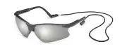 Gateway Scorpion Silver Mirror Ballistic Safety Glasses Ratcheting Sun W/Cord