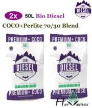 Mel Metro 2x Bio Diesel COCO Perlite 70/30 Blend Medium 50L Grow Soil Hydroponic