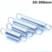 Hook Extension Springs Wire Dia 0.4mm Zinc Plated Spring Steel Tension Expansion