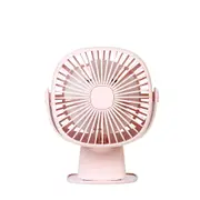 Mini Led Night Light Usb Rechargeable Silent 3 Grade Adjustment Fan