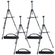 66" Aluminum Tripod Adjustable Artist Display Easel Stand, Tabletop, 4 Pack