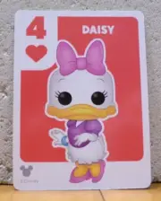 DISNEY FUNKO POP PLAYING TRADING CARD TO MATCH & DISPLAY WITH YOUR DAISY DUCK