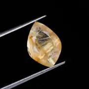 Golden Rutile Quartz 100% Natural Gemstone Faceted Cut 4.50 Ct. 15x10x5mm AQ-449
