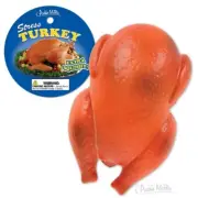 Archie McPhee Thanksgiving and Holiday Stress Turkey Stress Squish Toy