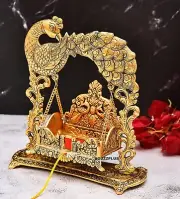 Laddu Gopal Jhula,Krishna Hindola Palana ,Decorative Laddu Gopal for Temple