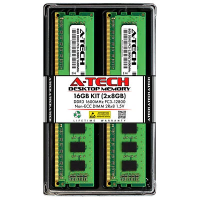 16GB 2x8GB PC3-12800U ECS KAM1-I NM70-M B85H3-A3 B85H3-M3 H81H3-I/DVI Memory RAM