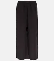[Velvet] Velvet Lola linen wide-leg pants AU 8 black