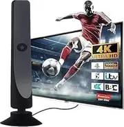2025 Upgraded TV Aerial - Indoor TV Aerial for Smart TV with Signal Booster, Digital TV Antenna indoor with strong signal uk for Miles Long Range Support 4K 1080P HDT- New