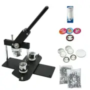ChiButtons KIT 25mm Button Maker-B400+ Round Mould+ 500 Pin Parts+ Circle Cutter