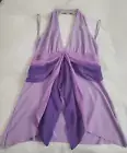 NWT $58 Arden B. Aphrodisiac Lavender/Purple Silk Trim Rayon/Lycra Halter Top M
