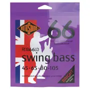 Rotosound RDB66LD Swing Bass 66 Double Ball End Strings 45-105, Stainless/Nickel