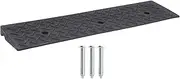 Rubber Curb Ramp, 22000LB Capacity, Heavy Duty Threshold Ramp, Car Curb Ramps for Loading Dock, Garage, Sidewalk, Truck, Scooter, Bike, Motorcycle & Other Vehicle (100 * 25 * 5cm)