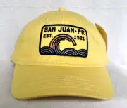 *SAN JUAN PUERTO RICO* Surfing Wave Beaching combing Ball cap hat *OURAY*