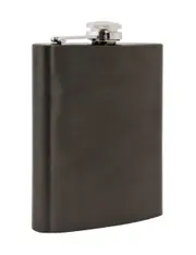 Hip Flask Gunmetal Grey