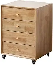 Filing Cabinet Multifunctional File Cabinet Simple Removable Storage Organizer Bedside Cabinet Under The Table Drawer Cabinet Four Drawer Cabinet File Storage Cabinets(Yellow)