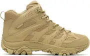 Merrell Men's Moab 3 Mid Waterproof Tactical Boot, Dark Coyote, Size 11.5W