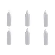6x Appetito Plastic Squeeze Bottle Quick Release Cap 475ml Home Kitchen Cooking