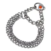 Dog Collar by Hs Sprenger Silver 2 Mm Double Links 50 Cm