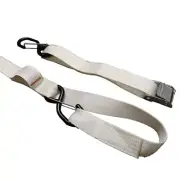 1.5" X 15’ Tent Stap W/S-Hooks & Soft Loop 600LBS 8PK Polyester