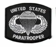 US Paratrooper HC Patch
