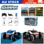 Boy Kids Gift Amphibious Shark Stunt Car Remote Control Gesture Sensor Drift Car