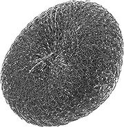 FELTECHELECTR Wire Brush Grill Scrubbing Scour Sponge Cleaning Supplies for Pots Scraping Brush Accessories Brush Metal Scouring Pad Kitchen Cleaner Dishwashing Scouring Pad Steel Black
