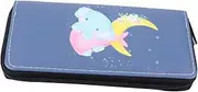 [SHERCHPRY] Pu Leather Elephant Pattern Long Wallet for Women Zipper Clutch Bag Multi-Functional Purse Card Holders Coin Compartment Stylish for Daily Use Travel Work