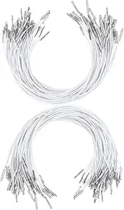 GANAZONO Elastic Barbed Cords Metal Ends Lanyard Rope Stretchy Mask String for Diy Craft Party Bookbinding