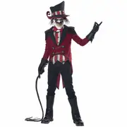 Wicked Ringmaster Horror Circus Evil Creepy Scary Halloween Boys Costume