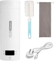Travel Kettle Portable Small Tea Coffee Kettle Water Boiler, Electric Water Heater with 4 Temperature Control,316 Stainless Steel with Auto Shut-Off & Boil Dry Protection, BPA-Free