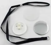 Rope Tie Button 2-1/4" 58mm 100sets Supplies for Pro Button Maker