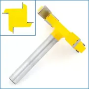 40mm x 6.35mm 1/4" CNC Spoilboard Surface Planing Router Bit 6mm Shank Planer
