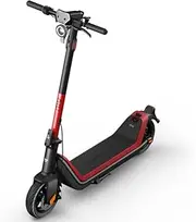 NIU KQi3 Sport Electric Scooter for Adults - 300W Power, 25 Miles Long-Range, 10'' Tubeless Fat Tire, Dual Brakes, 250lbs Weight Capacity, Portable Folding E-Scooter for Commuting, Red